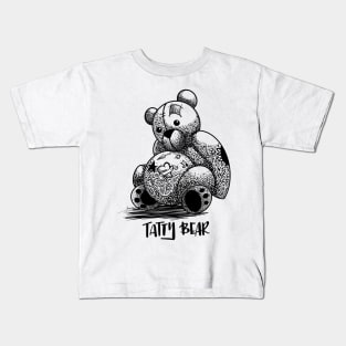 Tatty the Tattooed Bear Kids T-Shirt